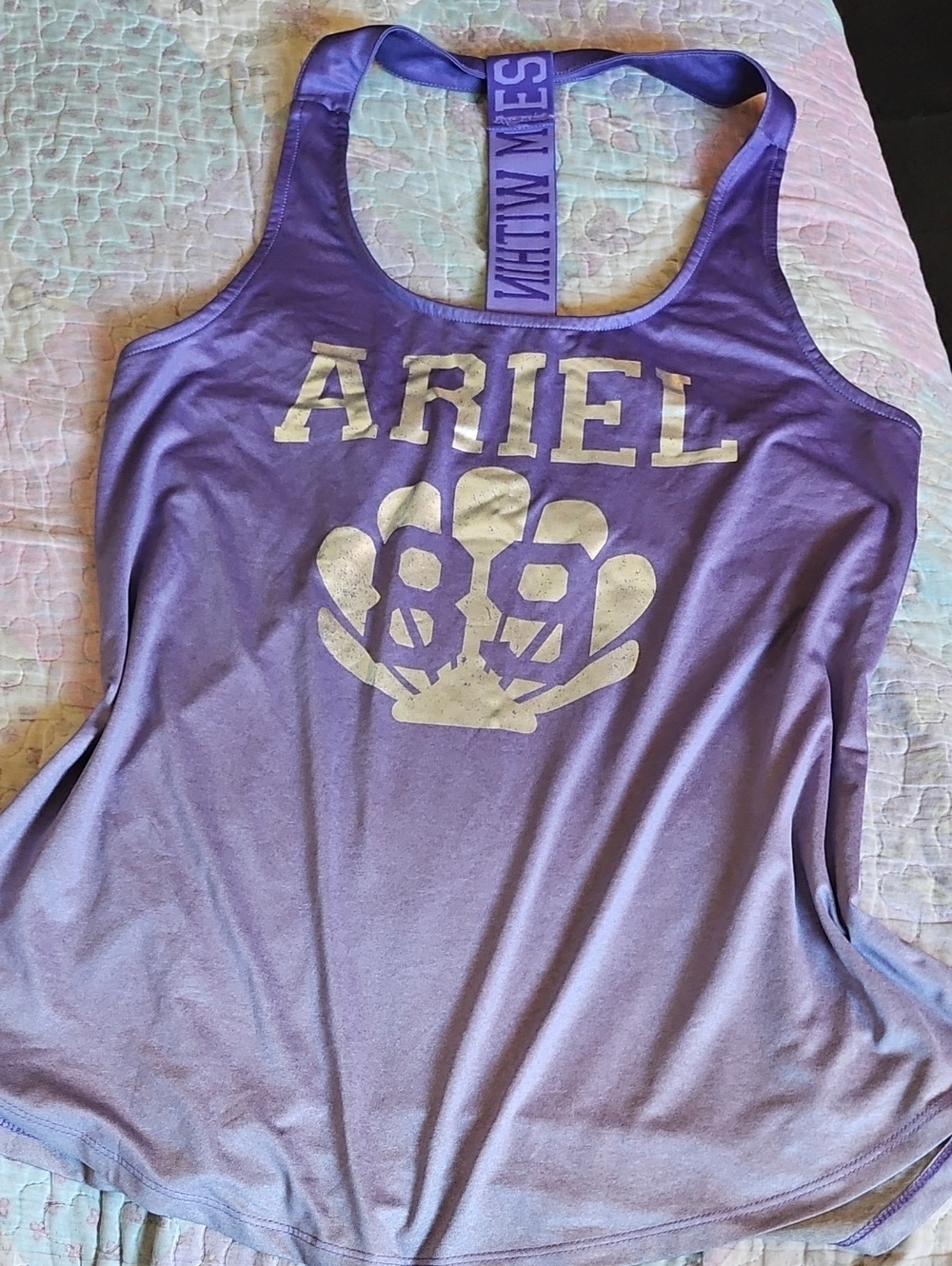 Disney Purple Ariel Racerback Tank